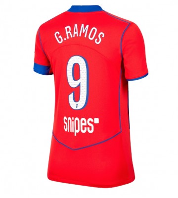 Paris Saint-Germain Goncalo Ramos #9 Tredjetrøje Dame 2025-26 Kortærmet